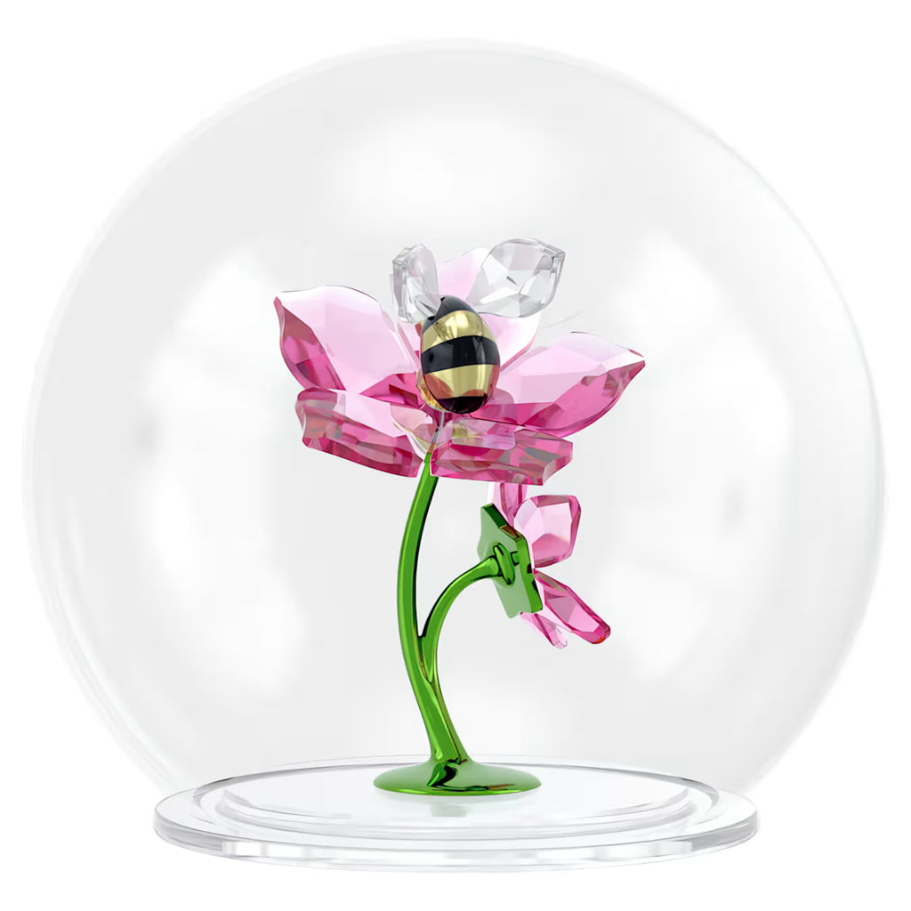 Idyllia Glass Ball Bee and Flowers 5721549