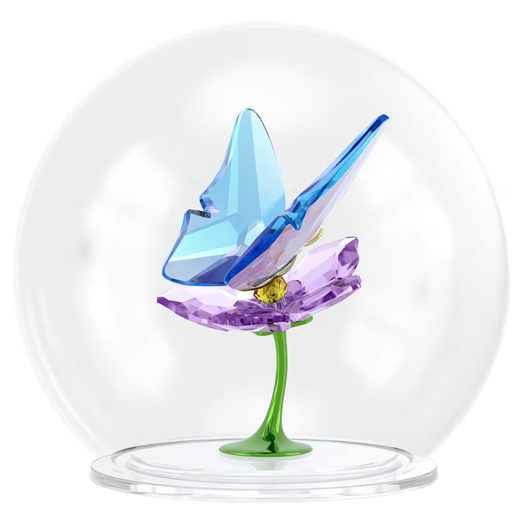Idyllia Glass Ball Butterfly and Flower 5721543