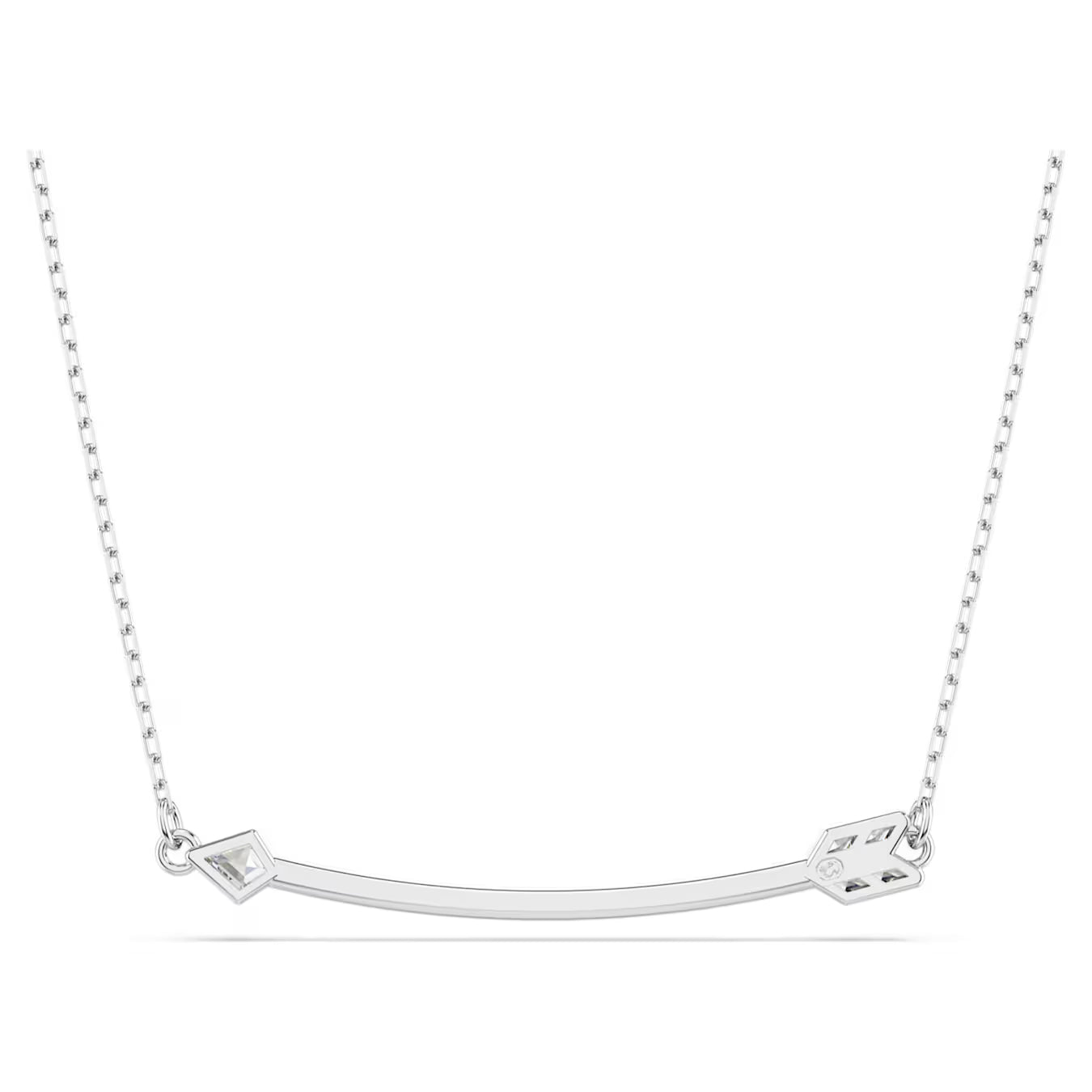 Idyllia pendant Mixed cuts, Arrow, White, Rhodium plated 5737293