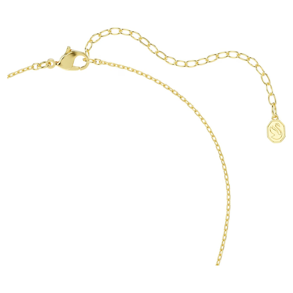 Idyllia pendant Mixed cuts, Heart, key, Pink, Gold-tone plated 5737290