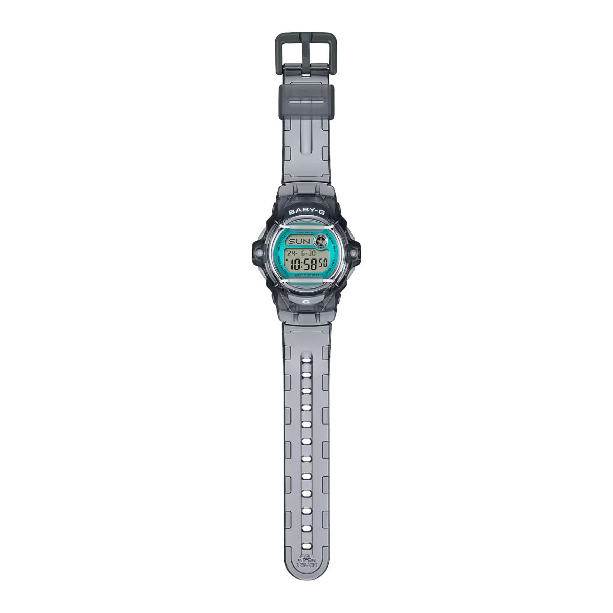 Baby G Dig Renewal, Blk Transparent Band BG169U-8B