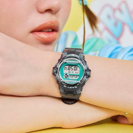 Baby G Dig Renewal, Blk Transparent Band BG169U-8B