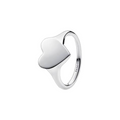 Engravable heart sterling silver ring 193988C00-58