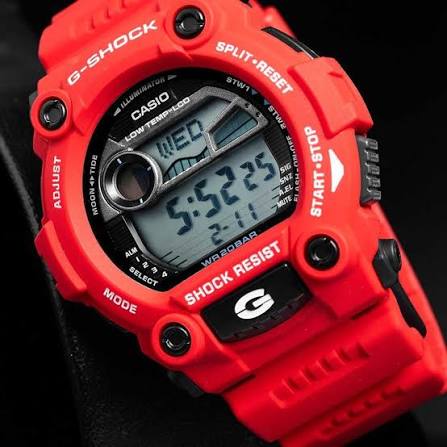 Casio G Shock Digital, Red Resin Band G7900A-4D