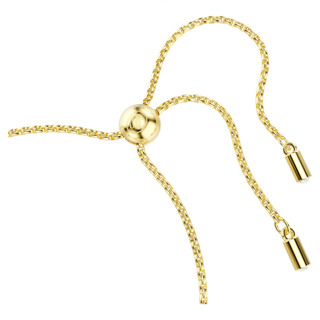 Imber bracelet Mixed round cuts, White, 18k gold finish 5705450