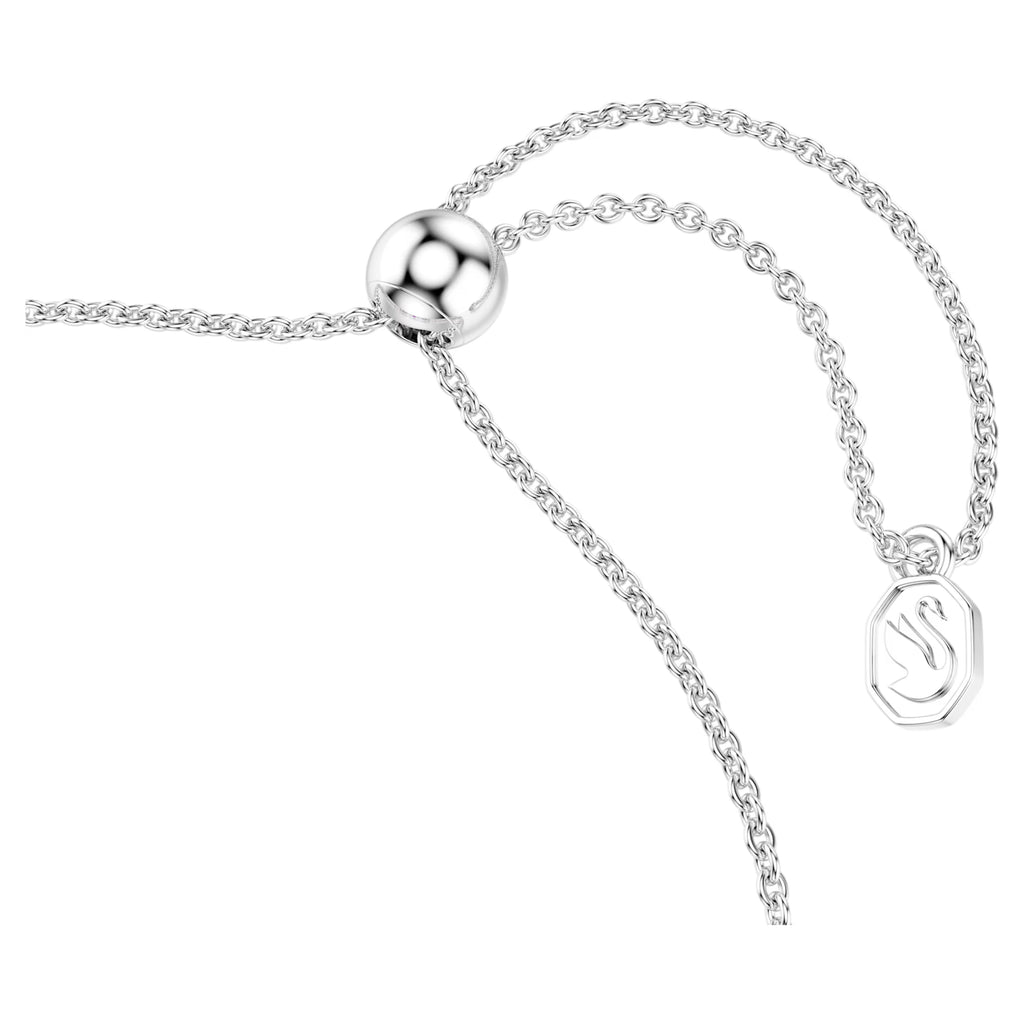 Matrix bracelet Gradient of round cuts, Multicolored, Rhodium plated 5751197