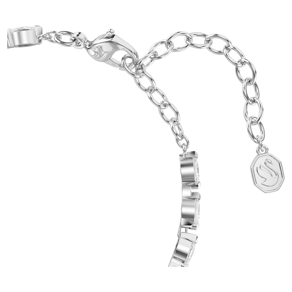 Mesmera Marquise Cut Bracelet (White, Rhodium Plated) 5748014