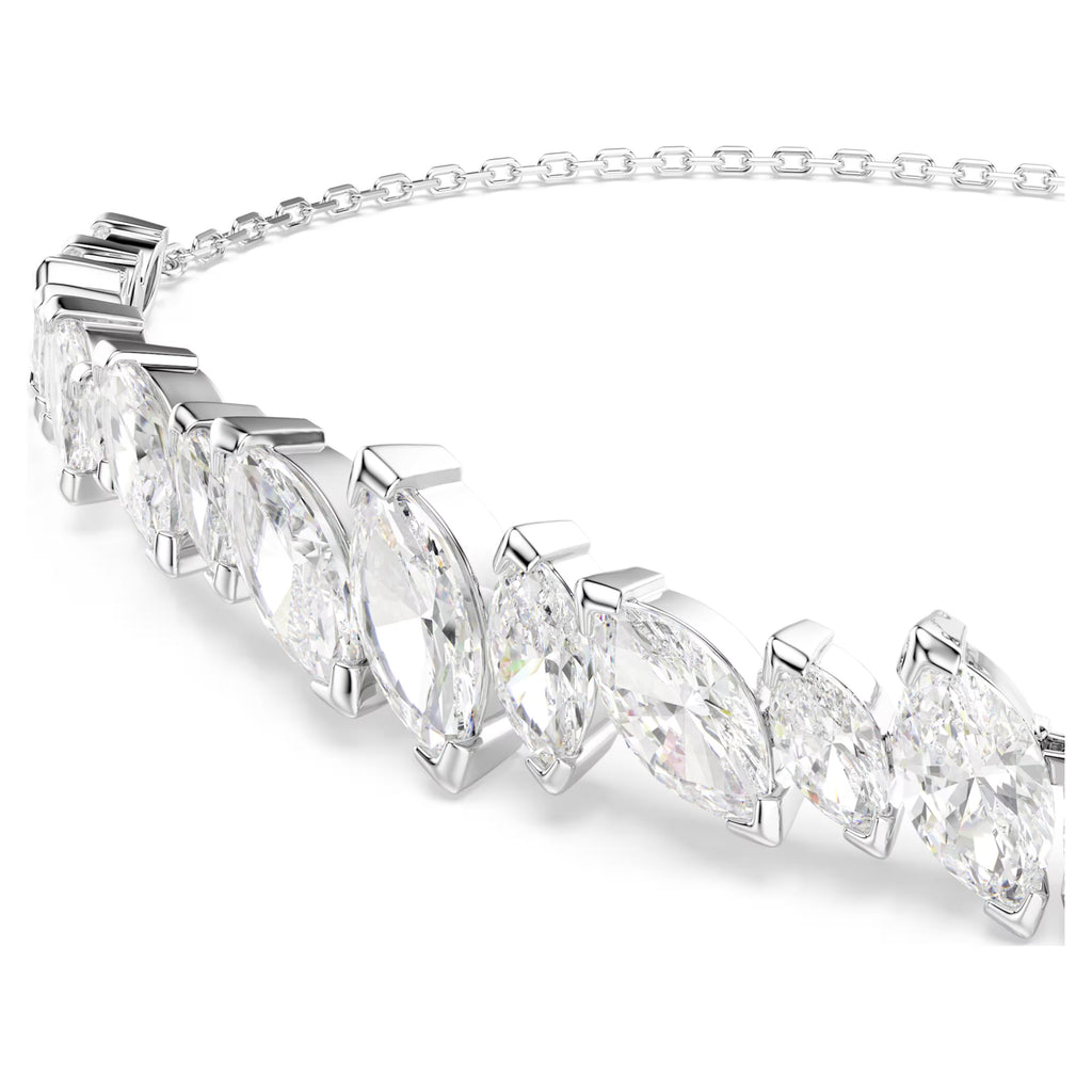 Mesmera Bracelet (Marquise Cut, White, Rhodium Plated). 5748650
