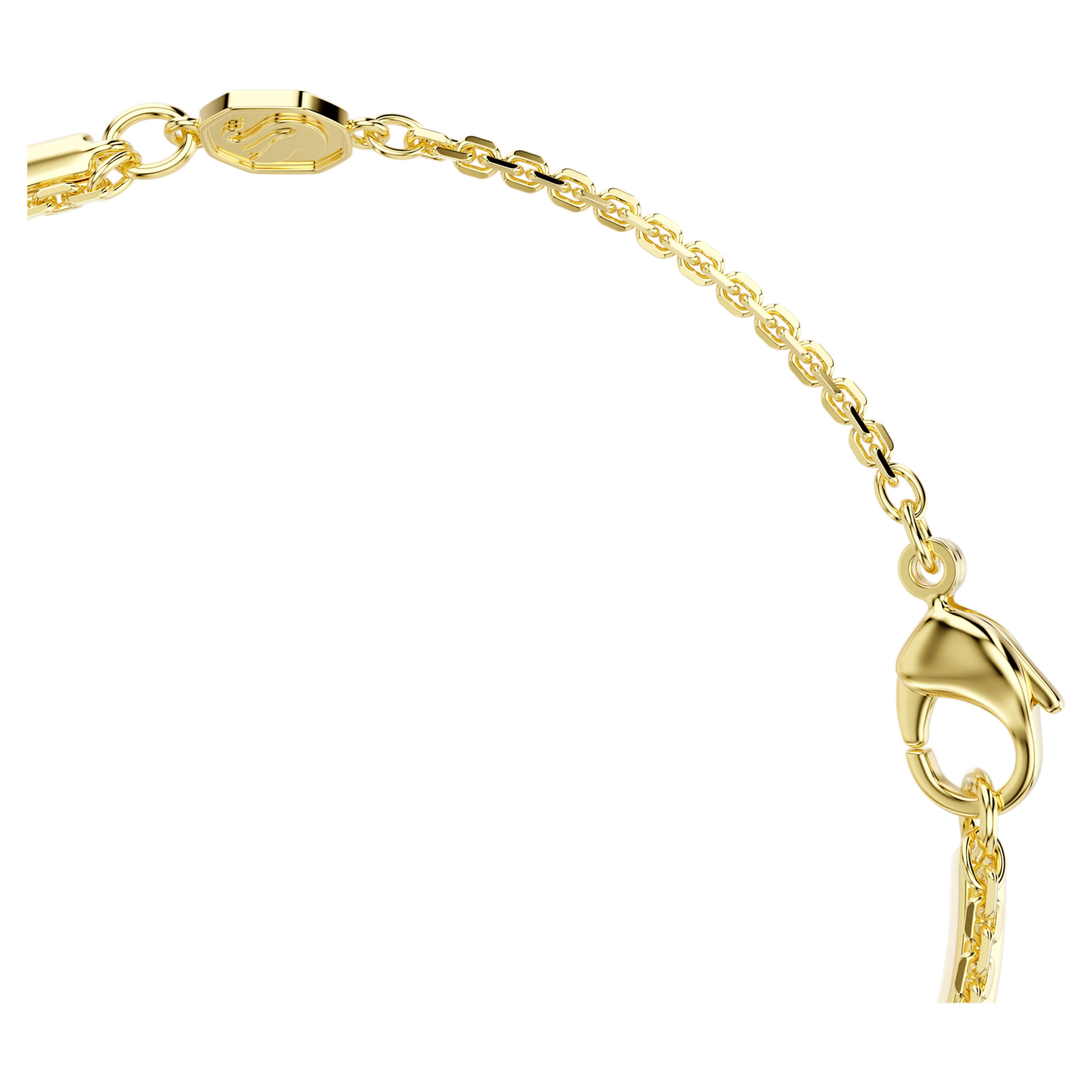 Mesmera bracelet Mixed cuts, White, 18K gold finish 5747953