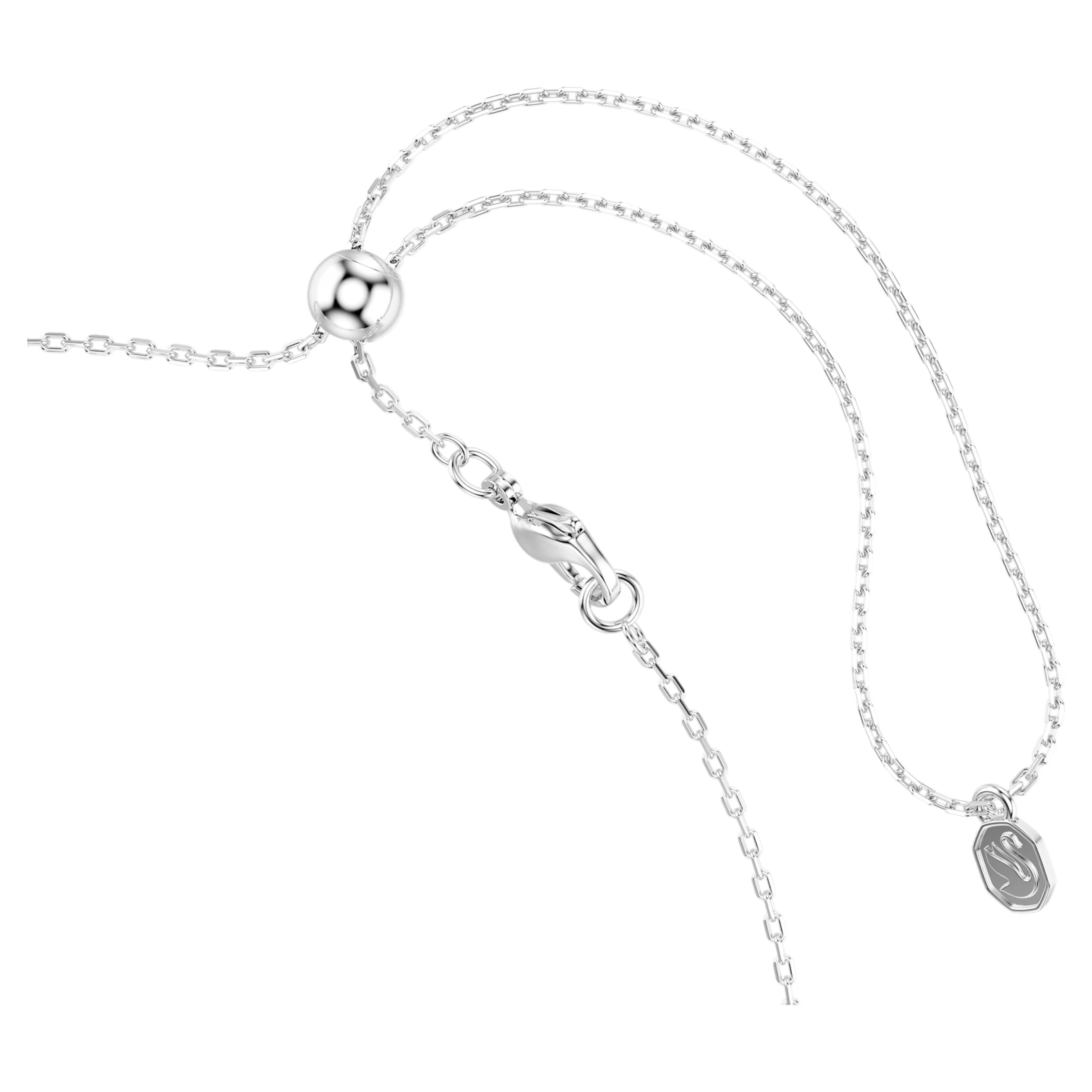 Mesmera choker Marquise cut, White, Rhodium plated 5755905