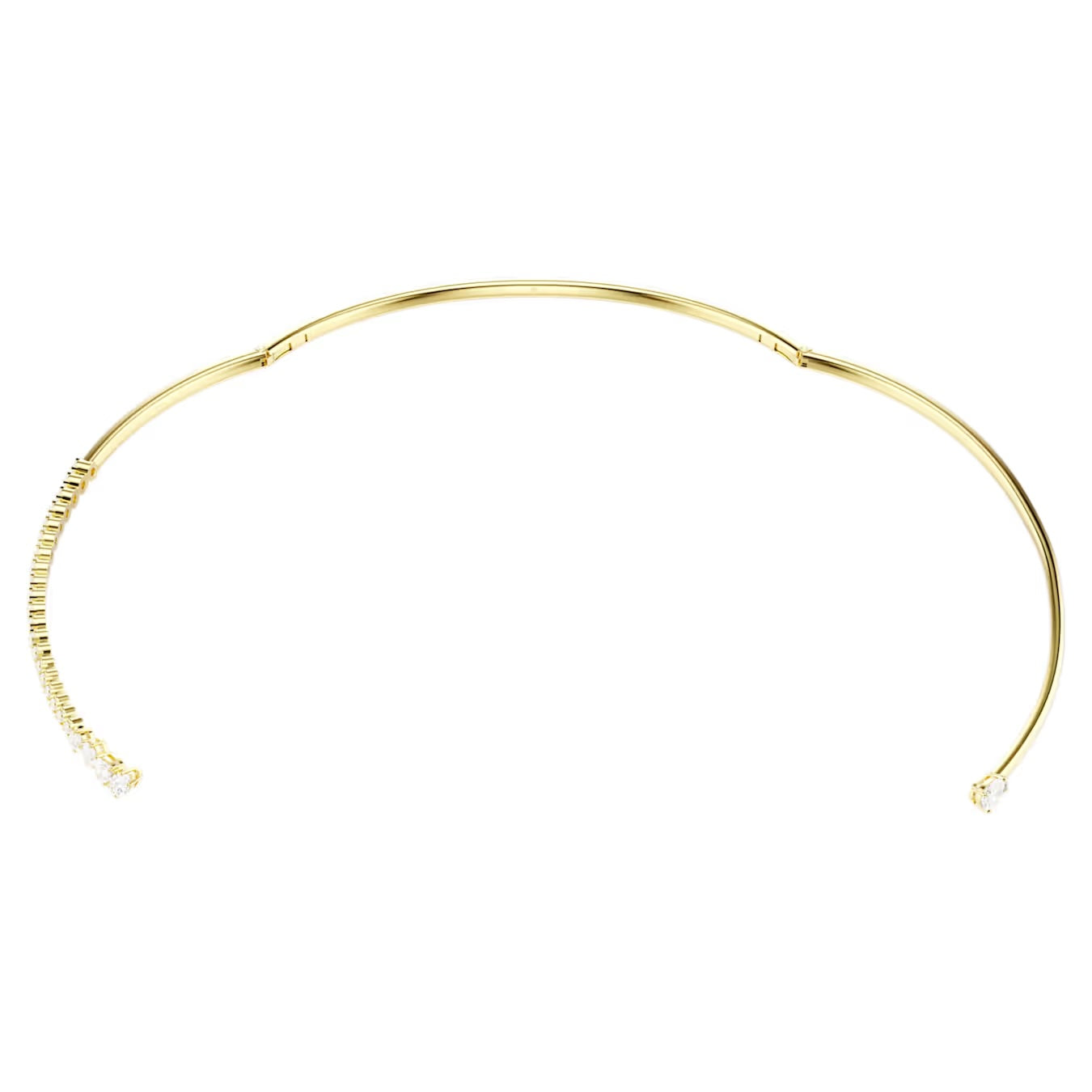 Mesmera choker Mixed cuts, White, 18K gold finish 5765175