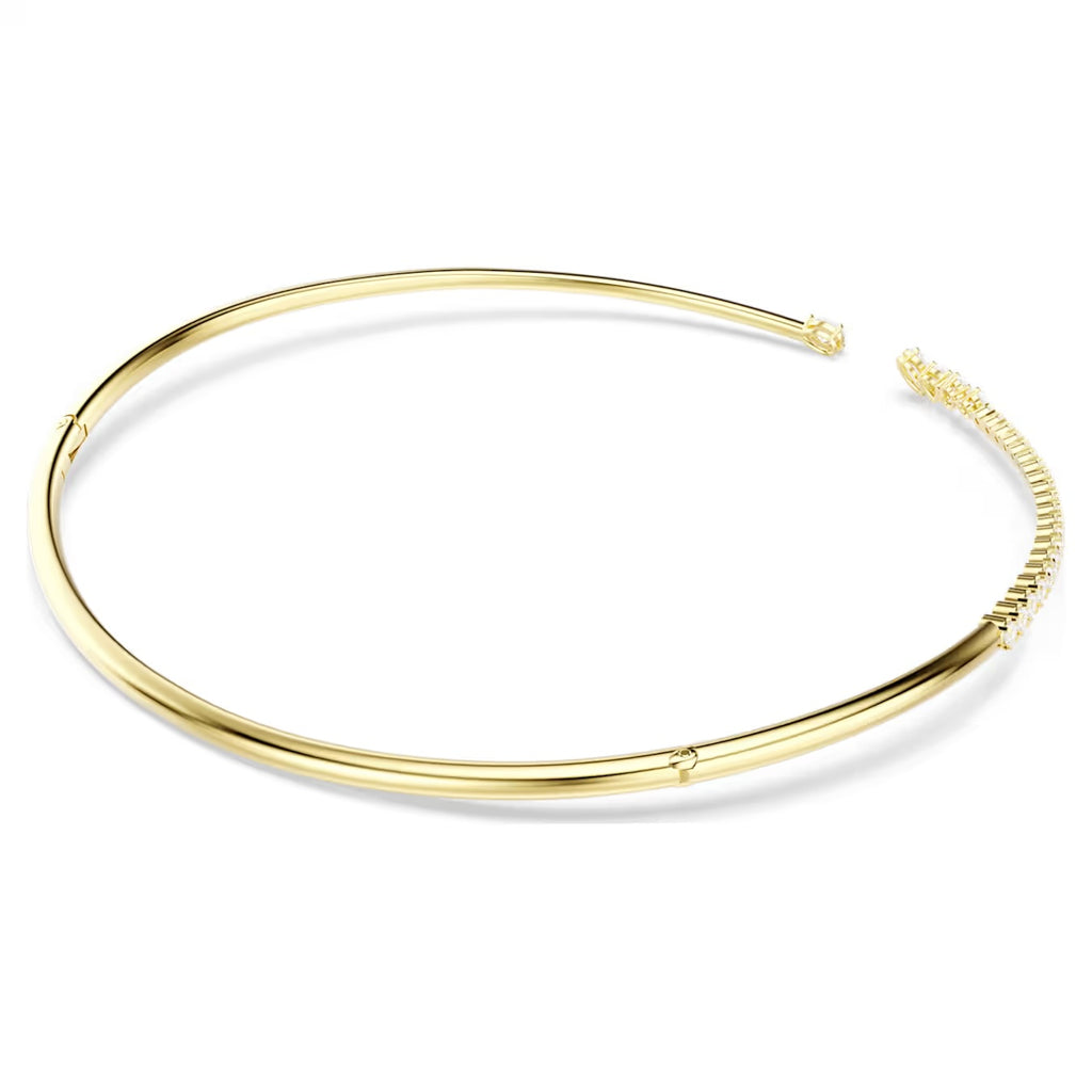 Mesmera choker Mixed cuts, White, 18K gold finish 5765175