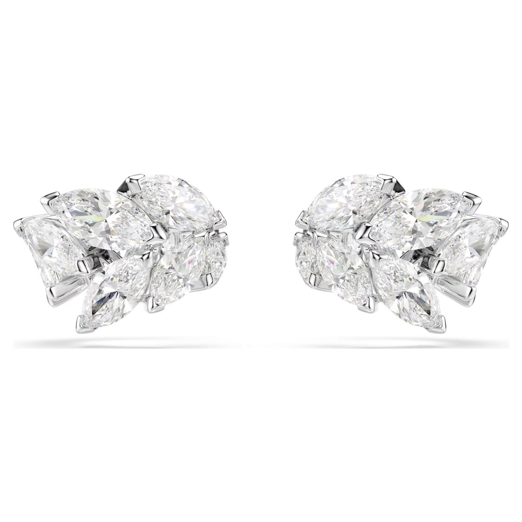 Mesmera Ear Cuffs (Marquise Cut, White, Rhodium Plated) 5747998