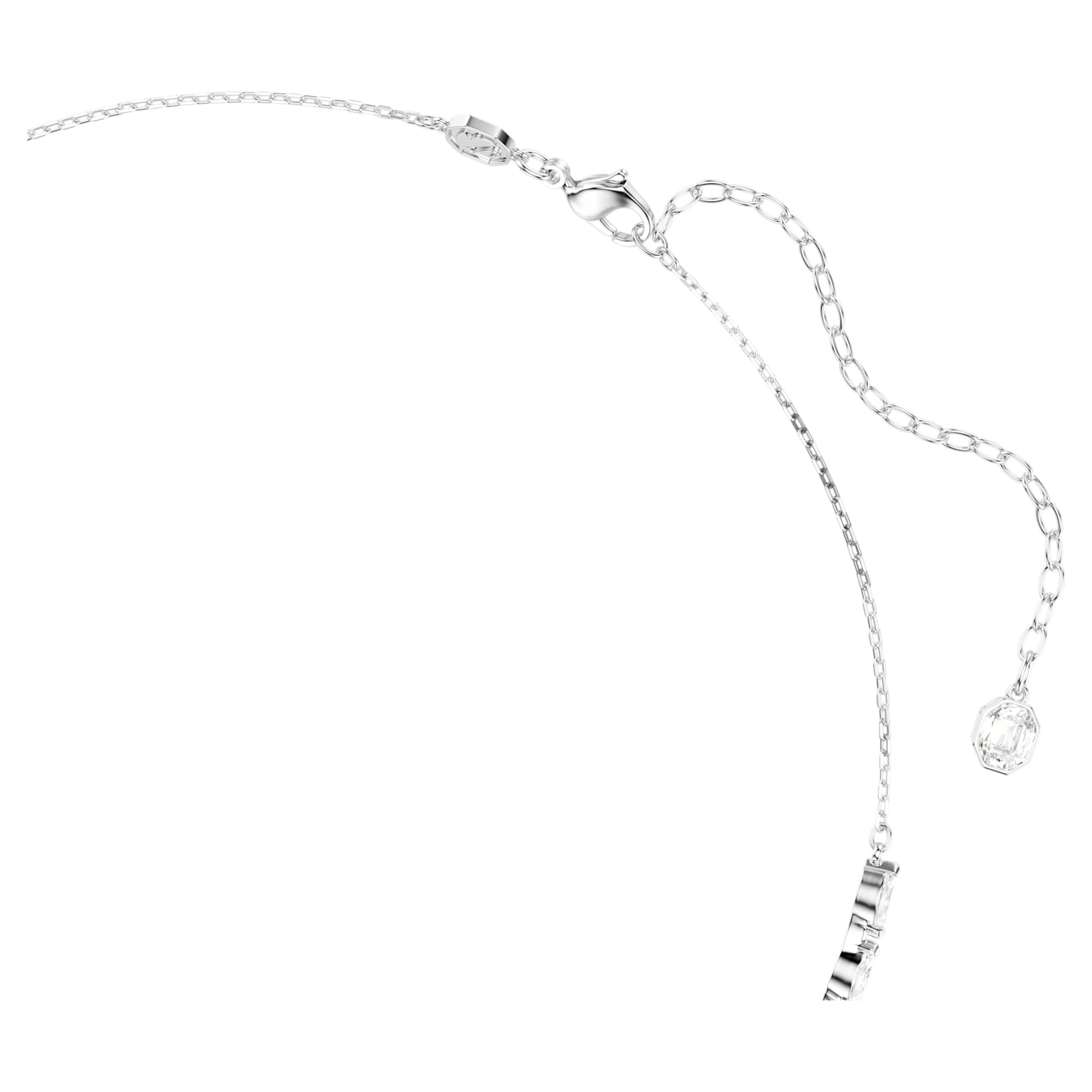 Mesmera Overlapping Necklace (Marquise Cut, White, Rhodium Plated) 5748004