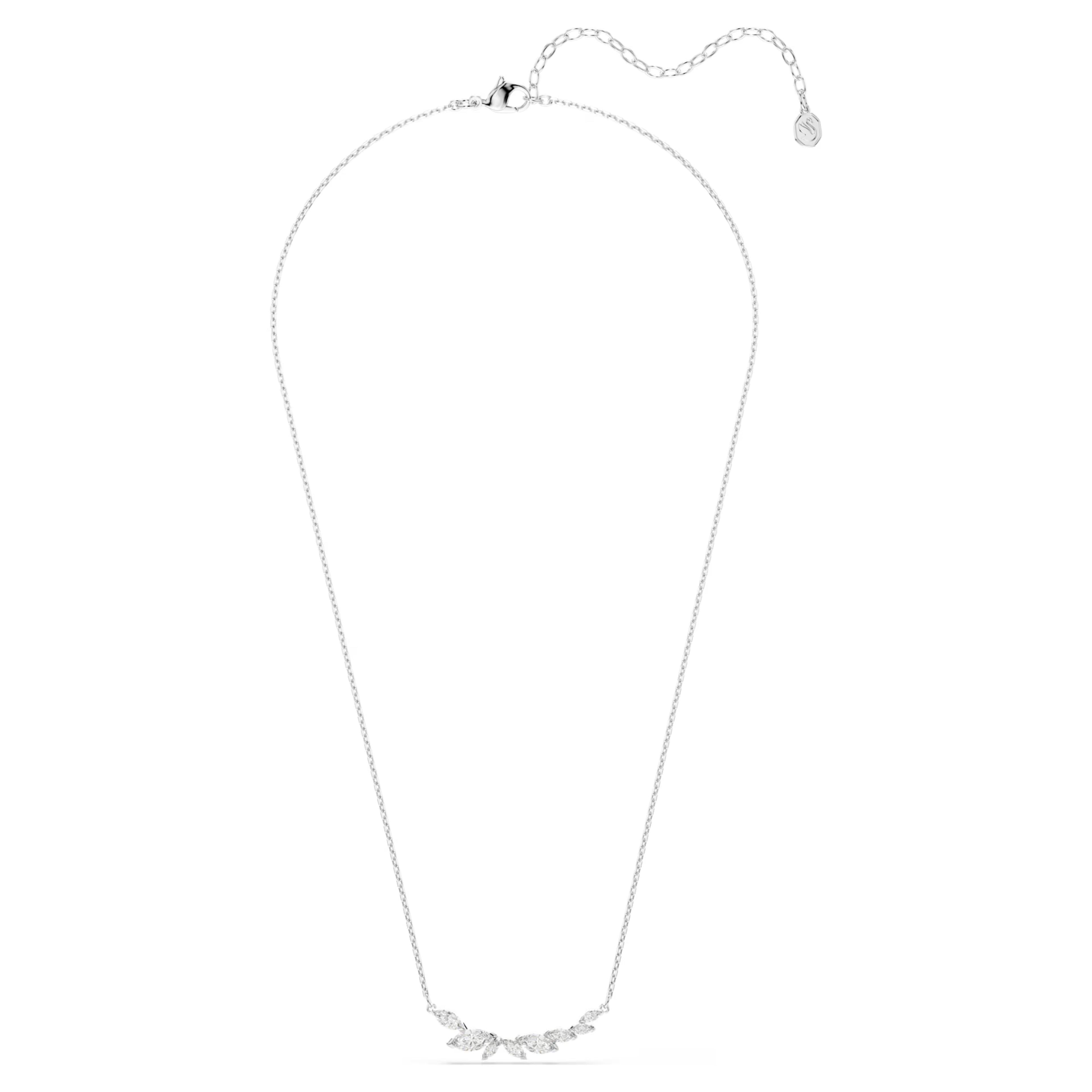 Mesmera Necklace (Marquise Cut, White, Rhodium Plated) 5759838