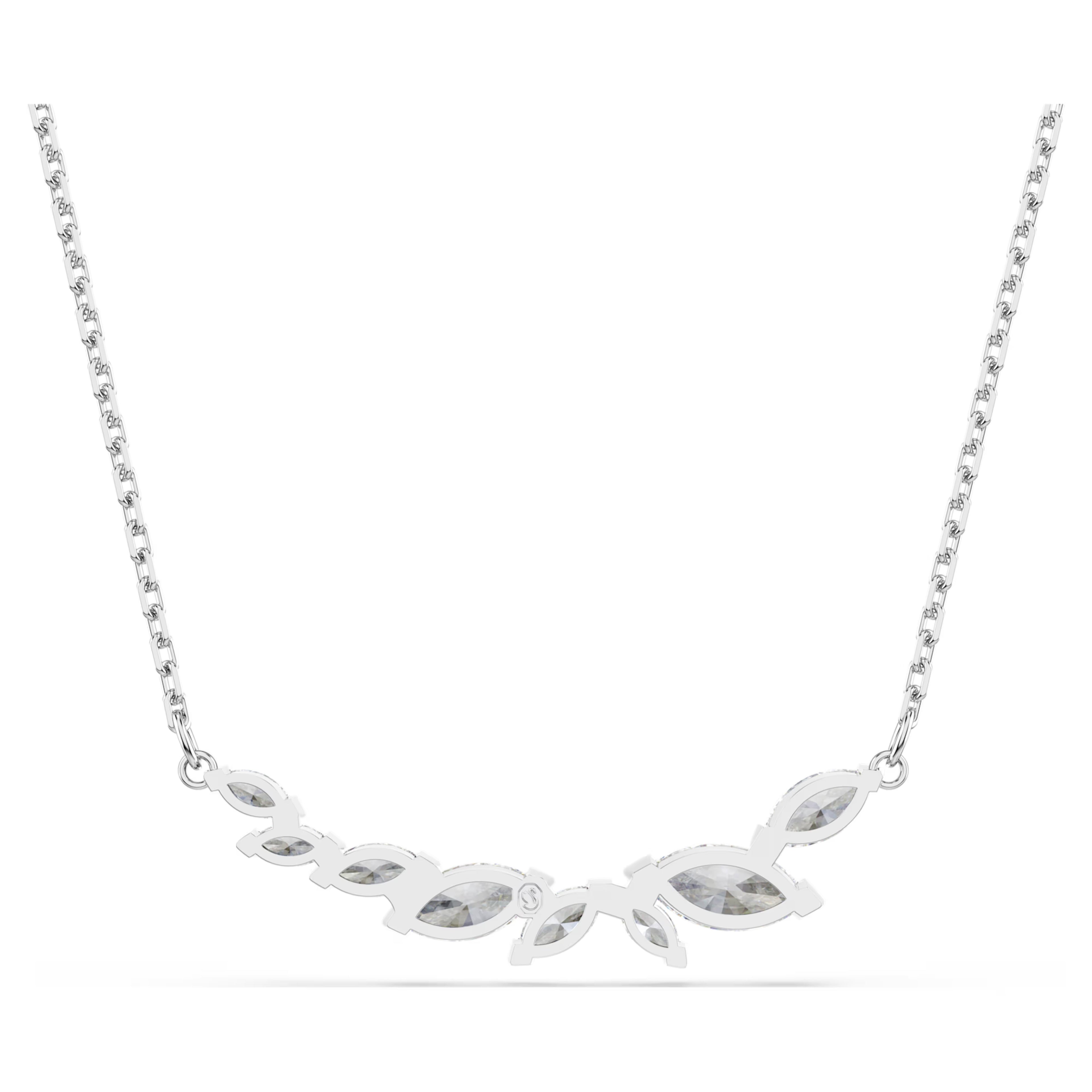 Mesmera Necklace (Marquise Cut, White, Rhodium Plated) 5759838