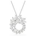Mesmera pendant Marquise cut, White, Rhodium plated 5759837