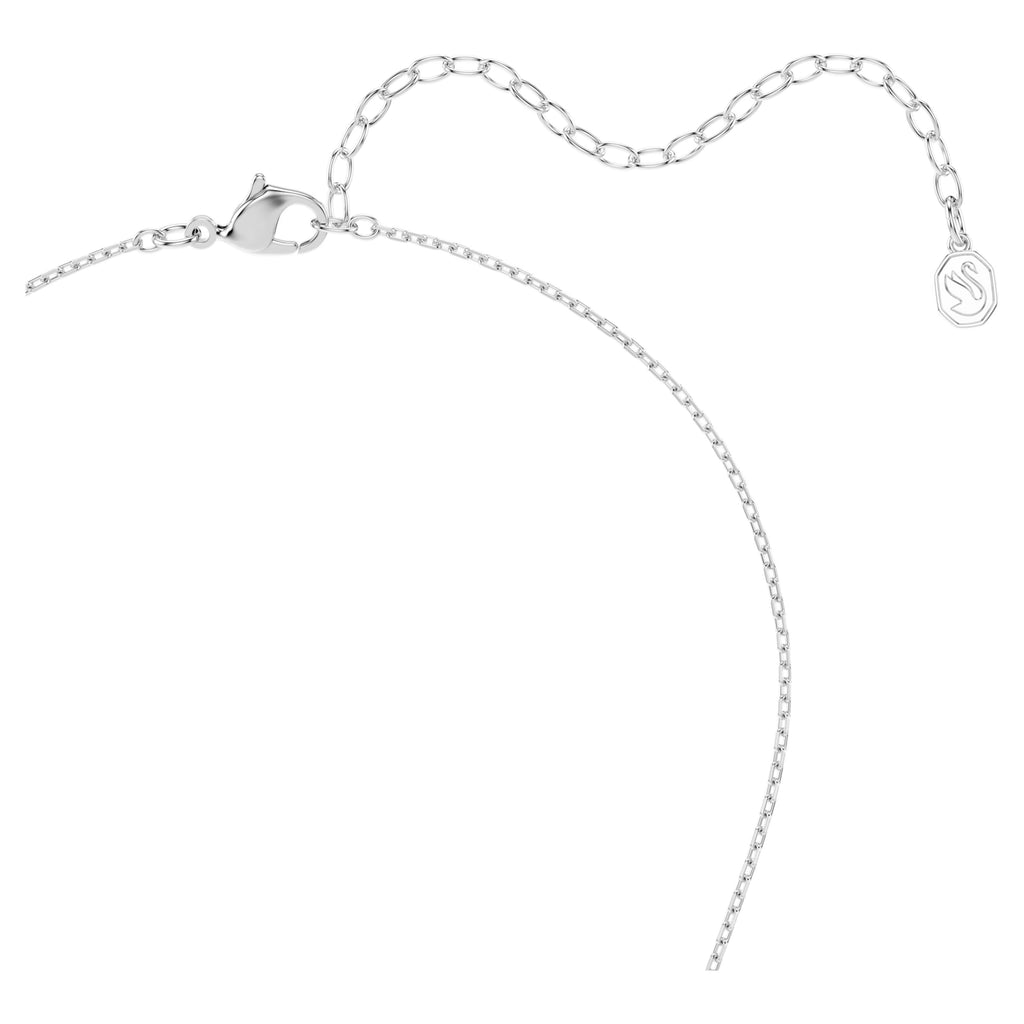 Mesmera pendant Marquise cut, White, Rhodium plated 5759837