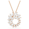 Mesmera pendant Marquise cut, White, 18K rose gold finish 5764188