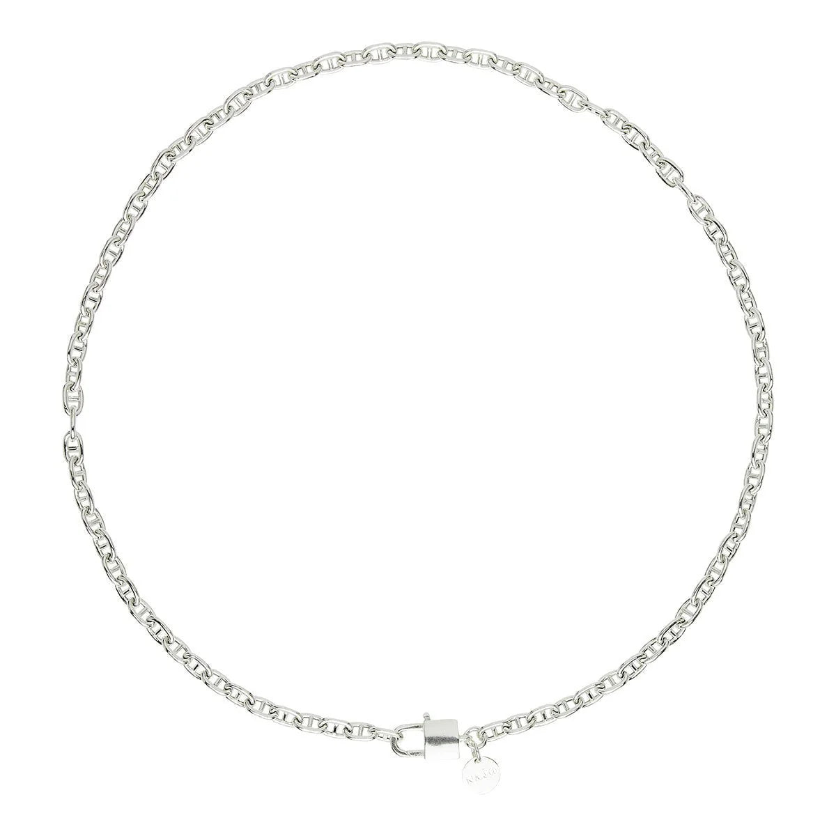 NAJO Love Lock Silver Chain Necklace (45cm) N7121