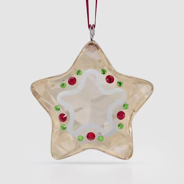 Holiday Cheers Gingerbread Star Ornament