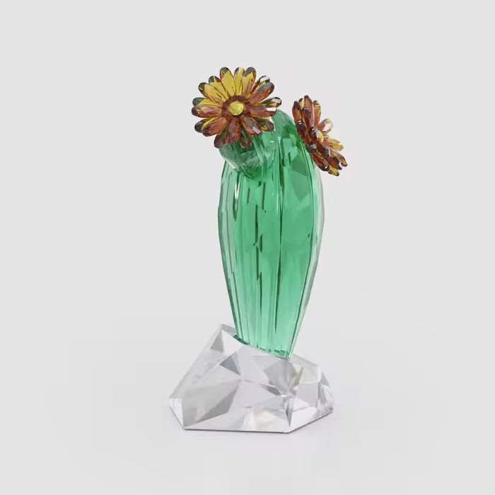 Crystal Flowers Golden Yellow Cactus 5427592