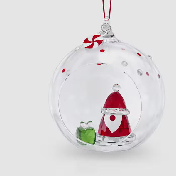 Holiday Cheers Santa Claus Ball Ornament