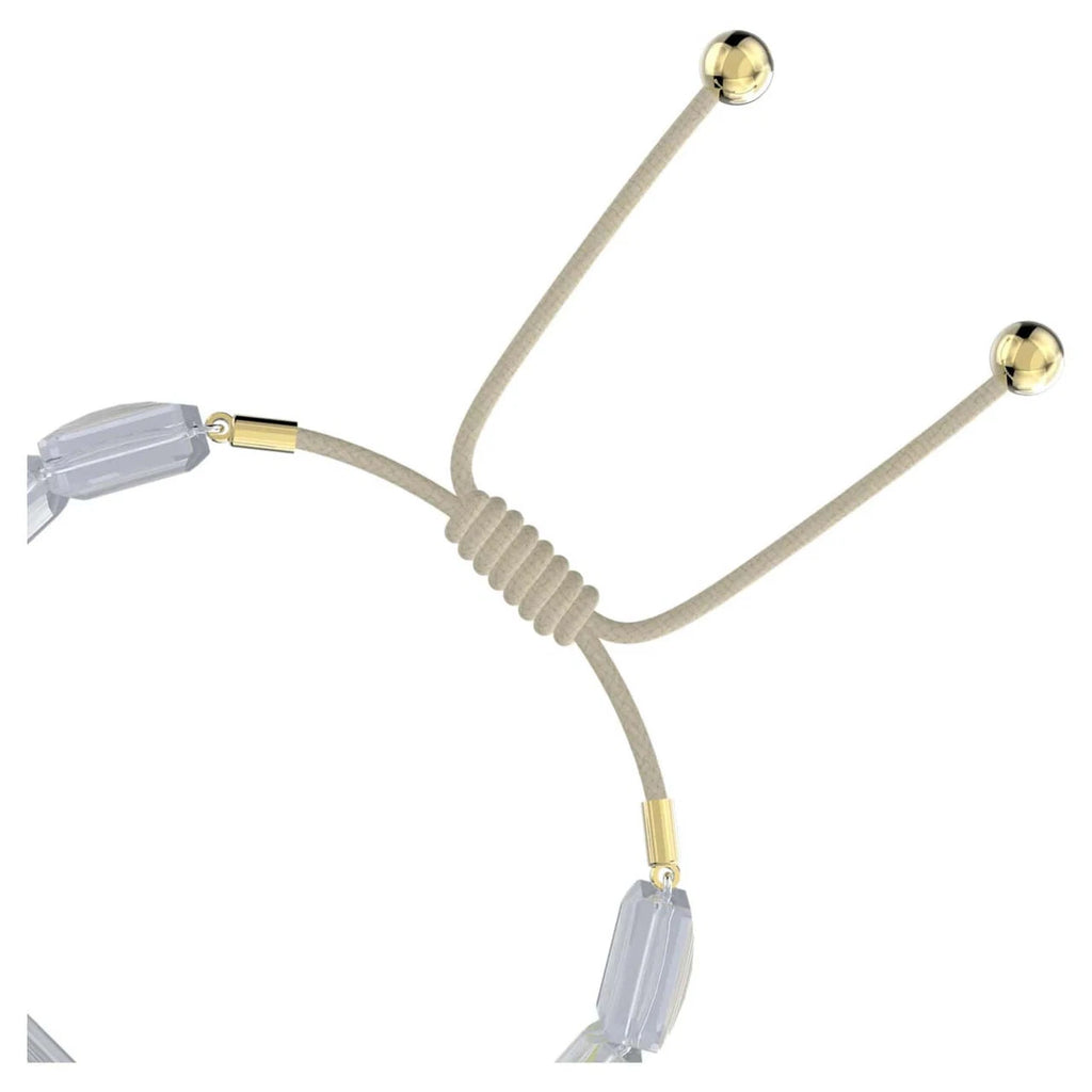 SWAROVSKI Letra bracelet Star, White, Gold-tone plated 5615862