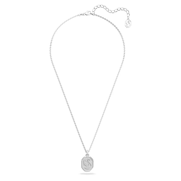 Swarovski Signum Swan Rhodium Plated Pendant