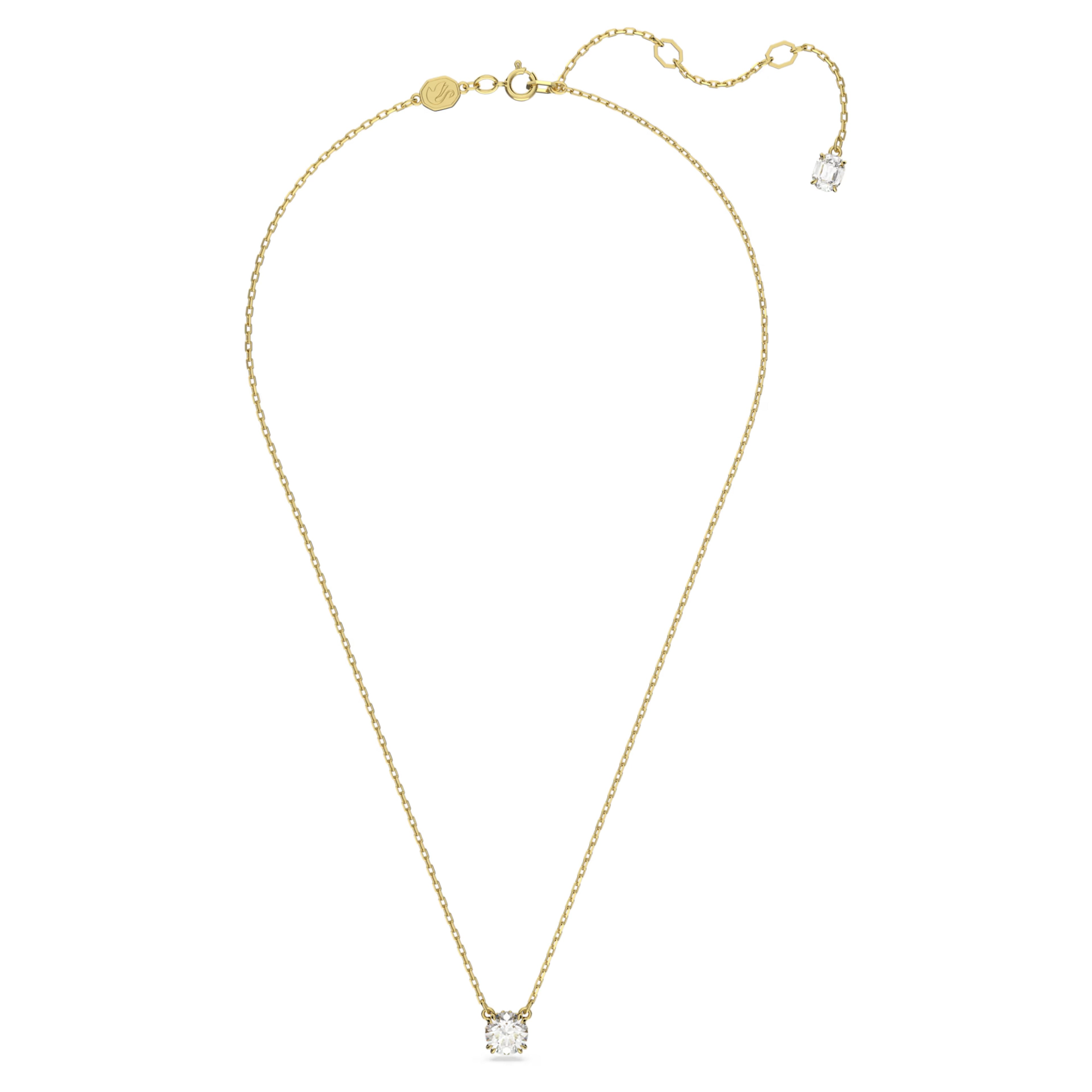 Stilla pendant Round cut, White, 18k gold finish 5636703