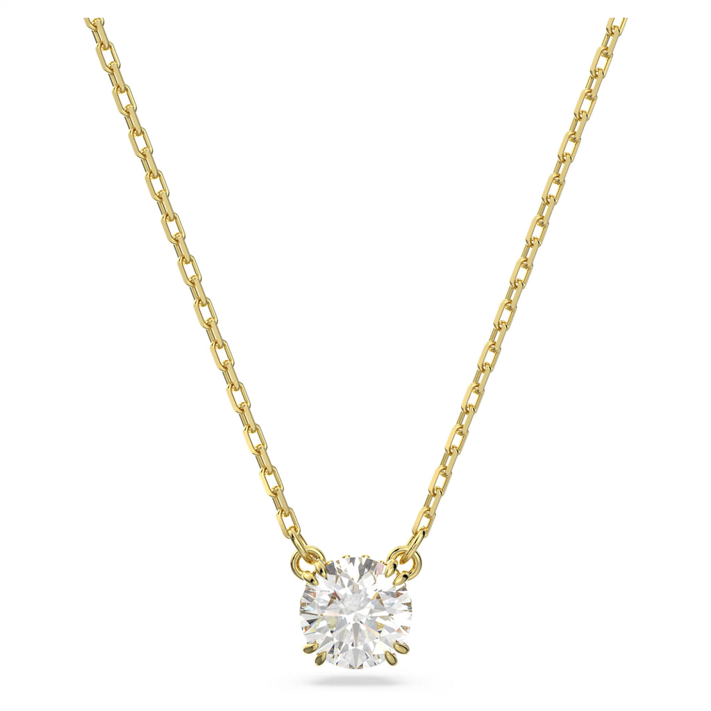 Stilla pendant Round cut, White, 18k gold finish 5636703