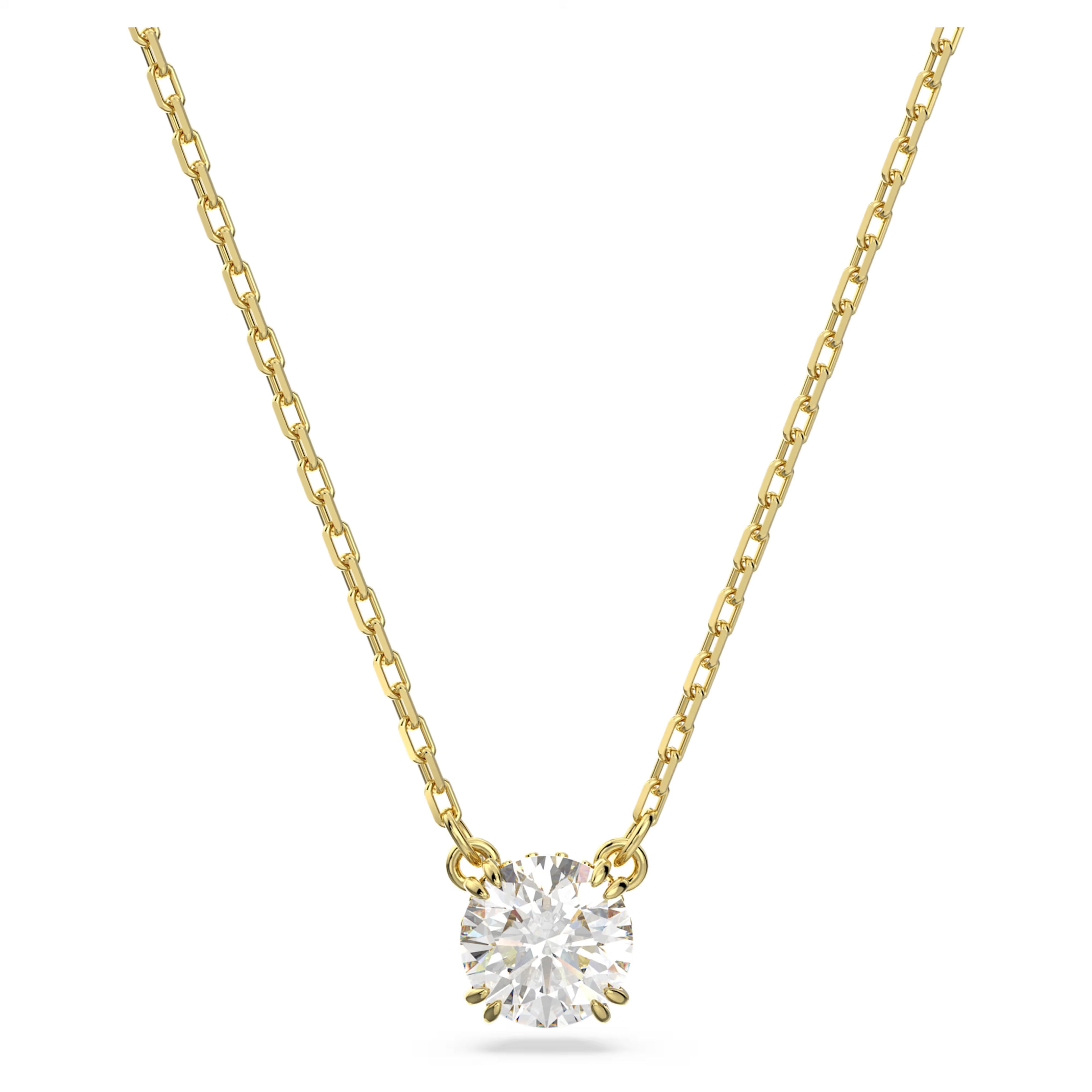 Stilla pendant Round cut, White, 18k gold finish 5636703