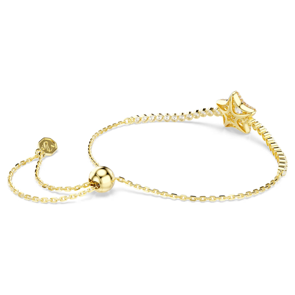Sublima bracelet Round cut, Star, Multicoloured, 18K gold finish 5760559