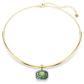 Sublima choker Octagon cut, Green, 18K gold finish 5760763