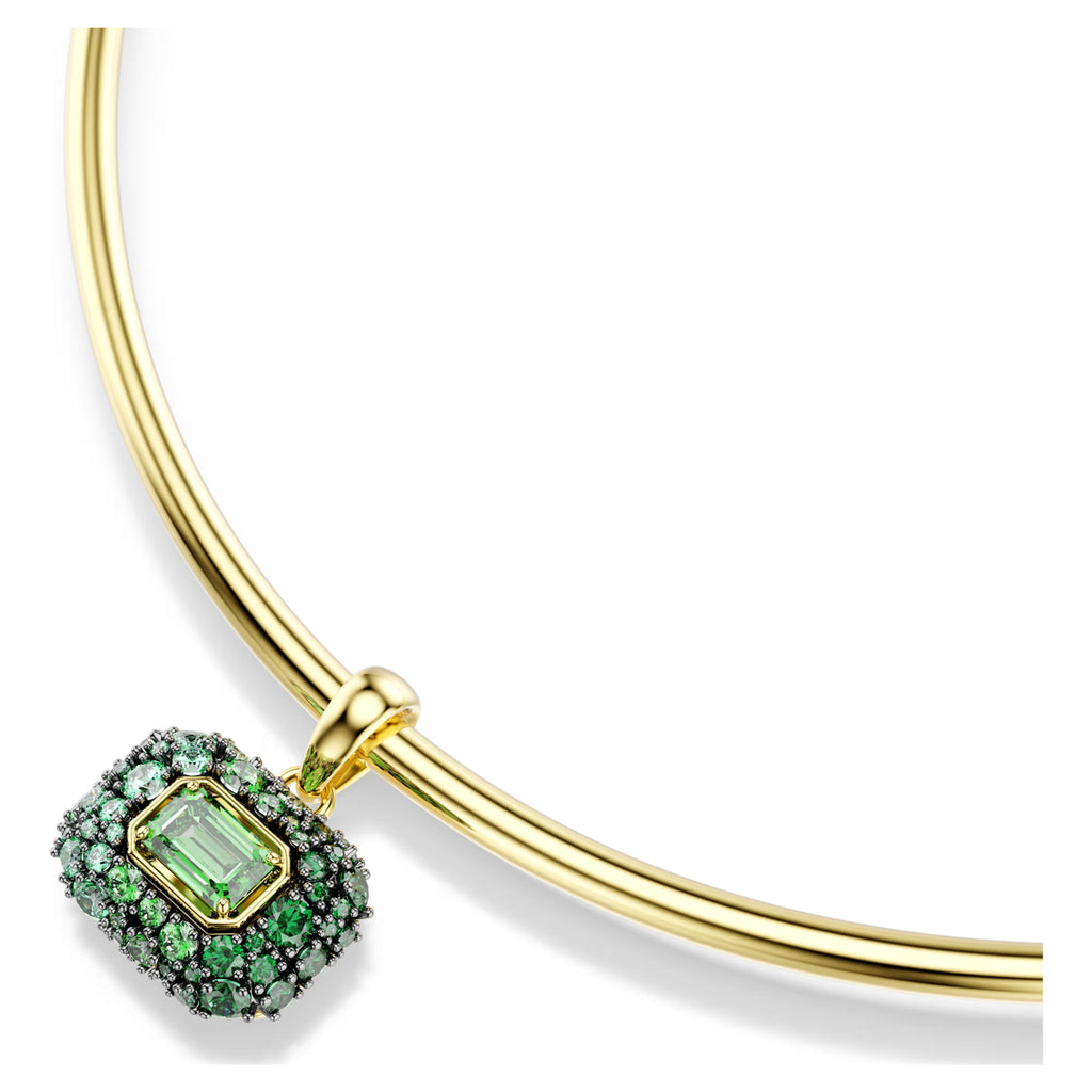 Sublima choker Octagon cut, Green, 18K gold finish 5760763