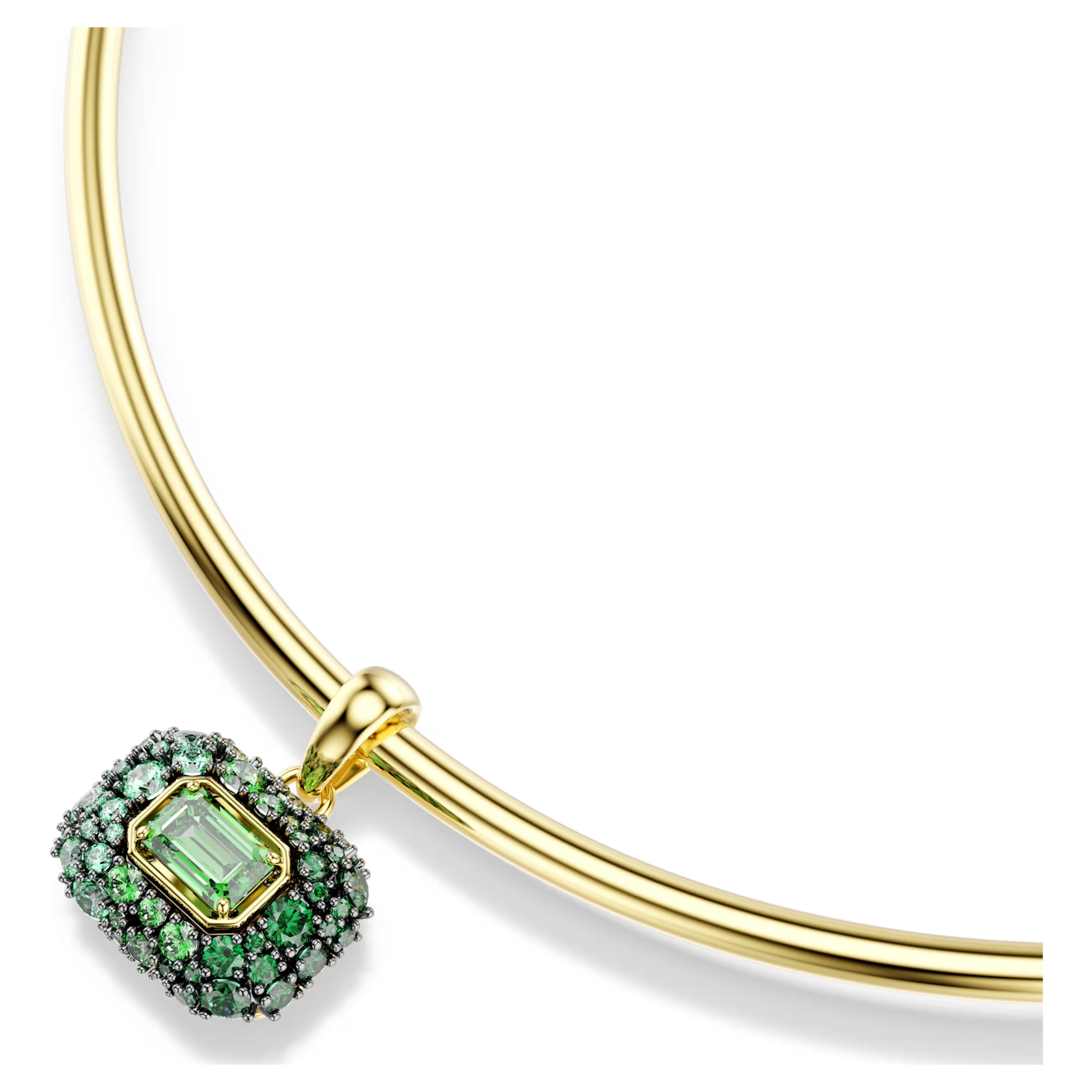 Sublima choker Octagon cut, Green, 18K gold finish 5760763