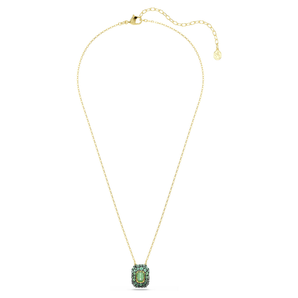 Sublima pendant Octagon cut, Green, 18K gold finish 5752884