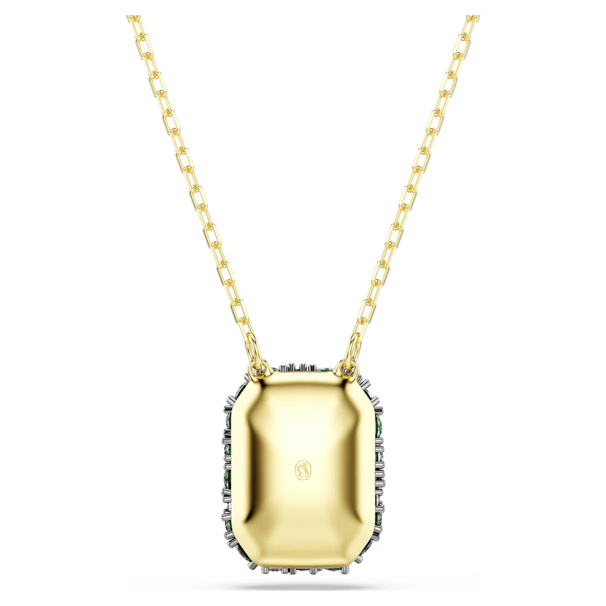 Sublima pendant Octagon cut, Green, 18K gold finish 5752884