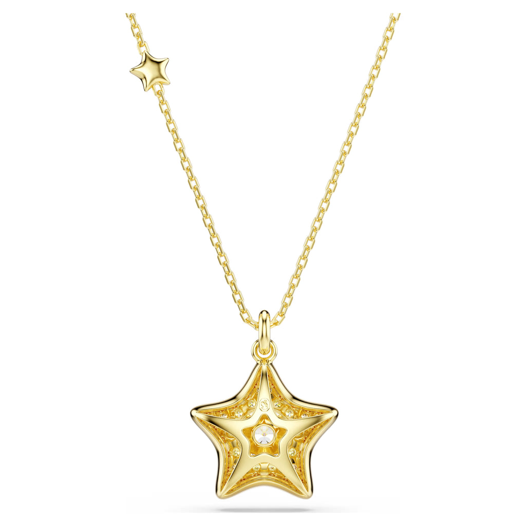 Sublima pendant Round cut, Star, Multicoloured, 18K gold finish 5755280