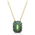 Sublima pendant Octagon cut, Green, 18K gold finish 5752884