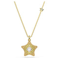 Sublima pendant Round cut, Star, Multicoloured, 18K gold finish 5755280