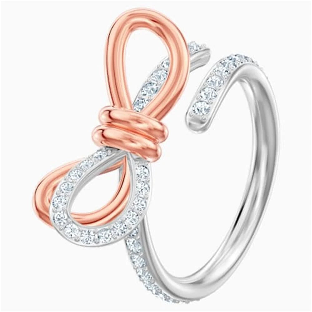 Lifelong Bow ring, white size 58 5474931