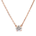 Stilla pendant Round cut, White, Rose gold finish 5636710