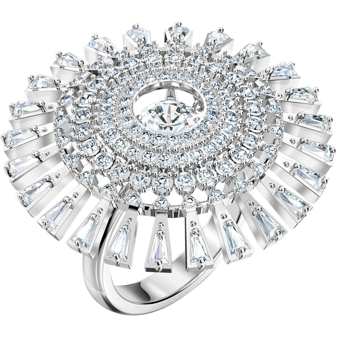Sparkling Dance Rhodium Plated Cocktail Size 55 5564427