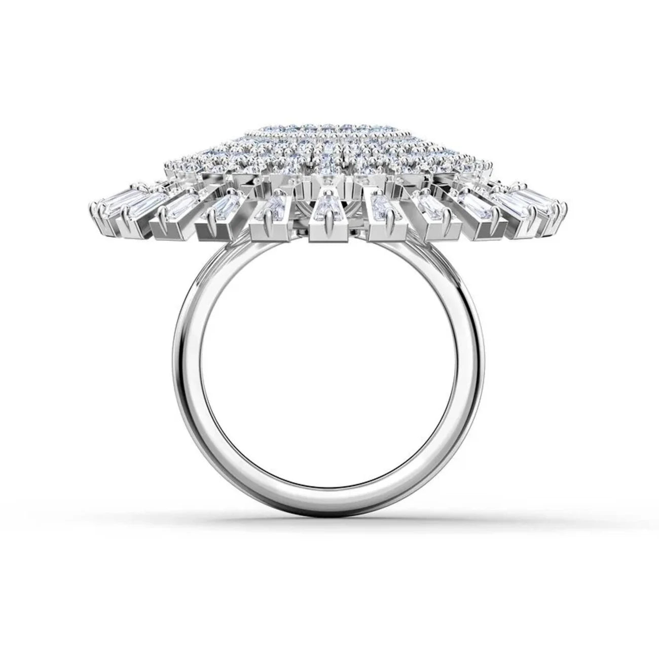 Sparkling Dance Rhodium Plated Cocktail Size 55 5564427