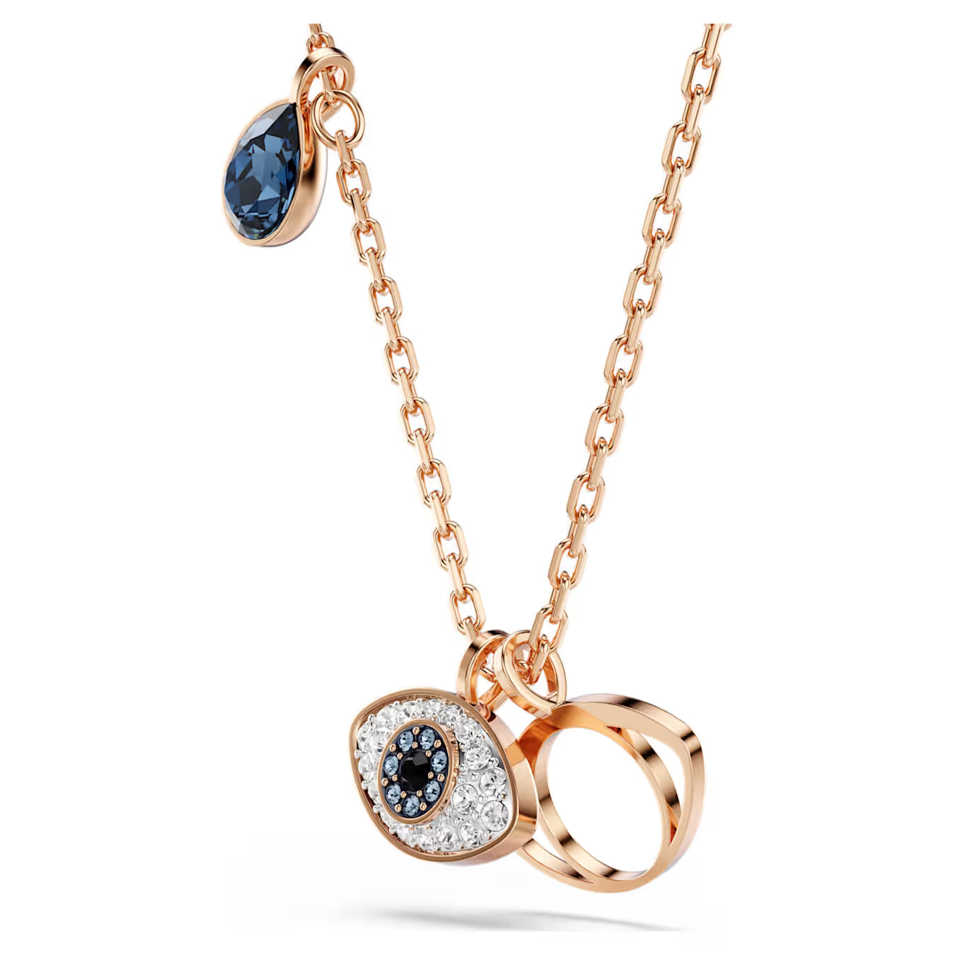 Symbolica pendant Eye, Multicoloured, Rose gold-tone plated 5736984