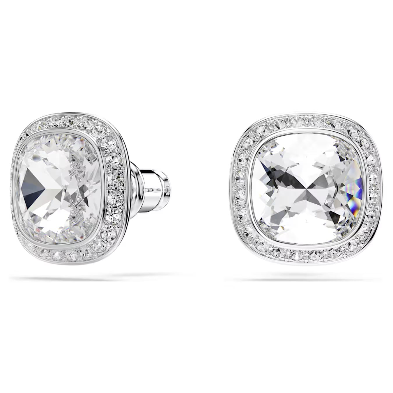 Una Angelic Cushion-Cut Jewelry Set (White, Rhodium Plated) 5754343