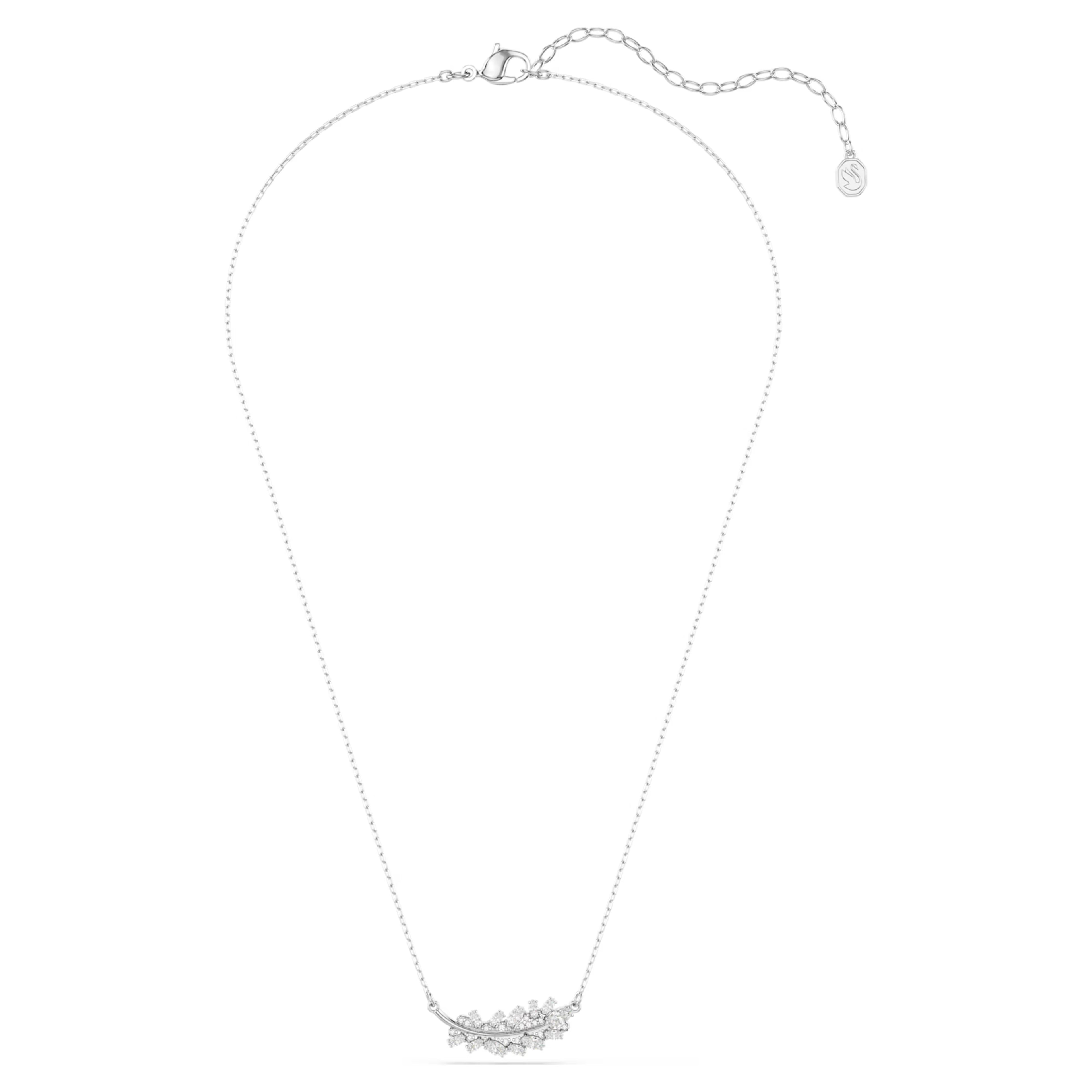 Vienna Mixed Cuts Feather Pendant Necklace 5756111