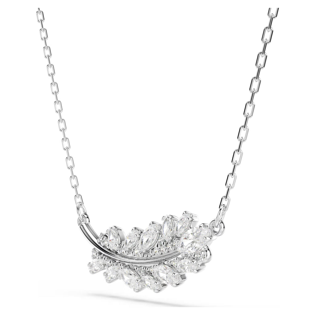 Vienna Mixed Cuts Feather Pendant Necklace 5756111