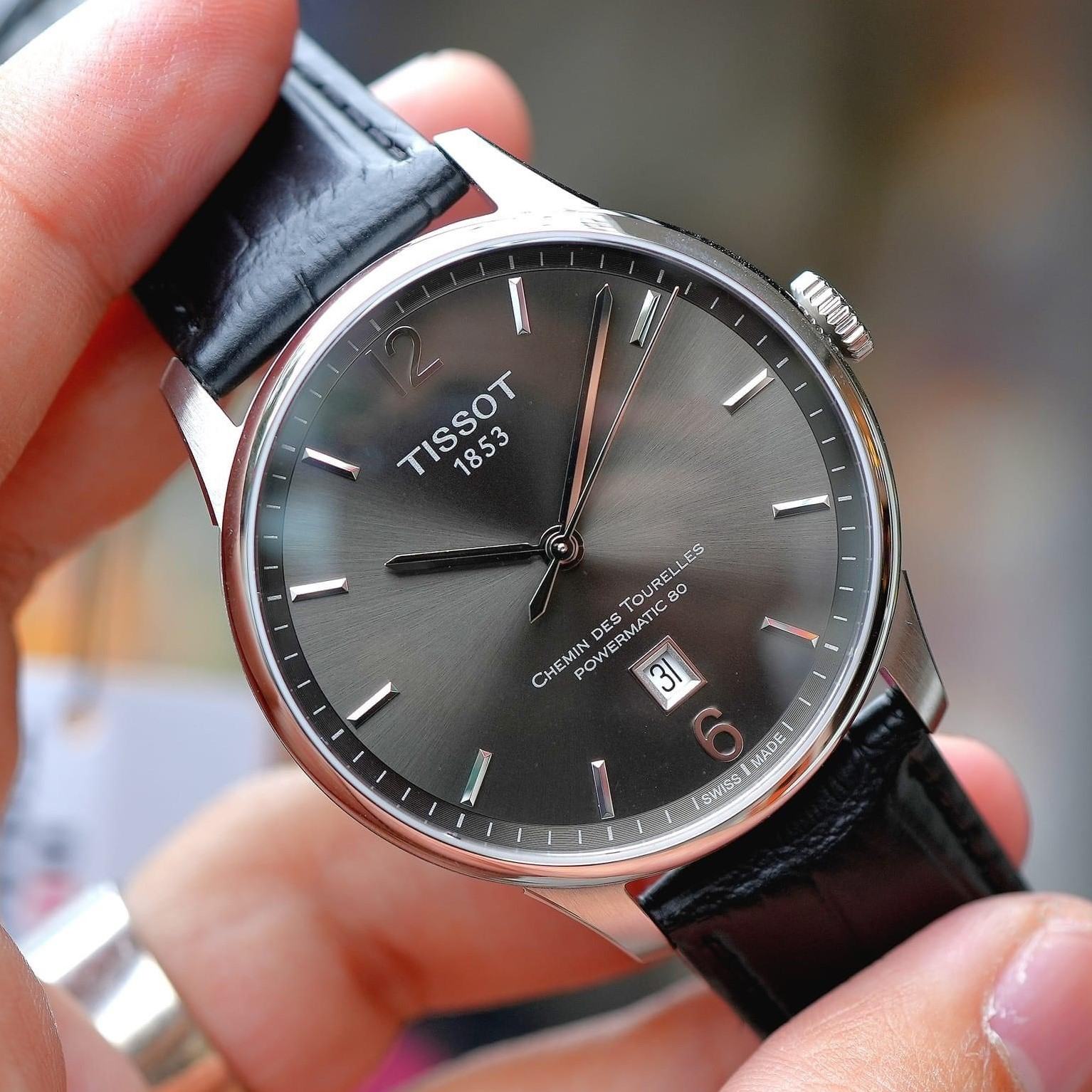 CH.TOUR/GR/A/STEEL/LEA.BLACK/GUN DIAL T0994071644700